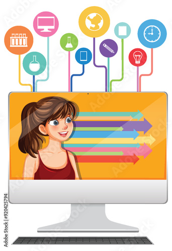 Digital Learning and Education Concept