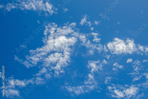  a serene background image of a bright sky with clouds, perfect for a good weather day.