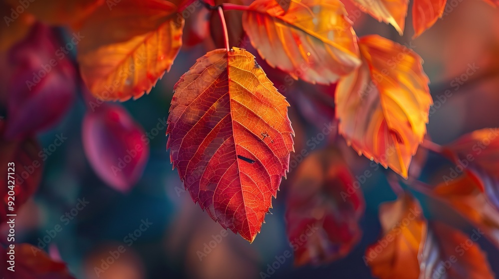 Vibrant autumn leaves in shades of red orange and purple Close-up of fall foliage Colorful nature detail Seasonal change Leaf texture Botanical beauty Vibrant autumn leaves in shades of red orange and purple Close-up of fall foliage Colorful nature detail Seasonal change Leaf texture Botanical beauty