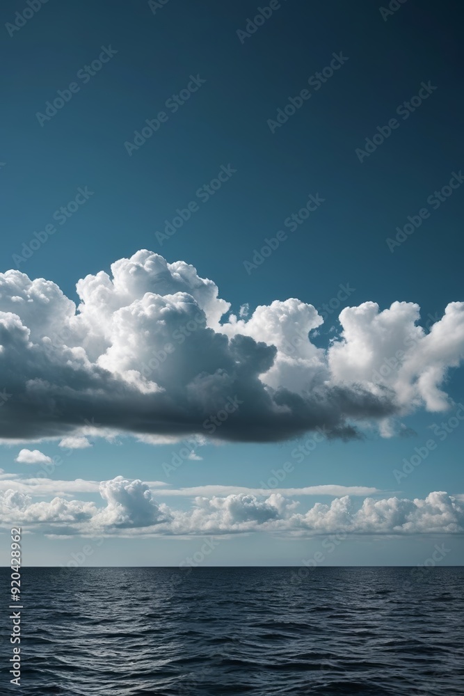 Fototapeta premium a large cloud over