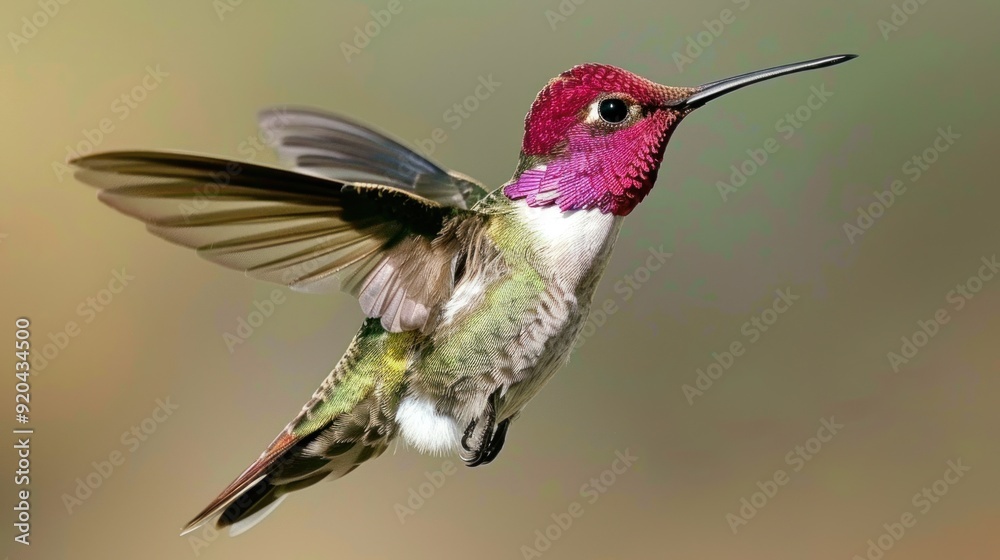 Fototapeta premium Hummingbird in Flight