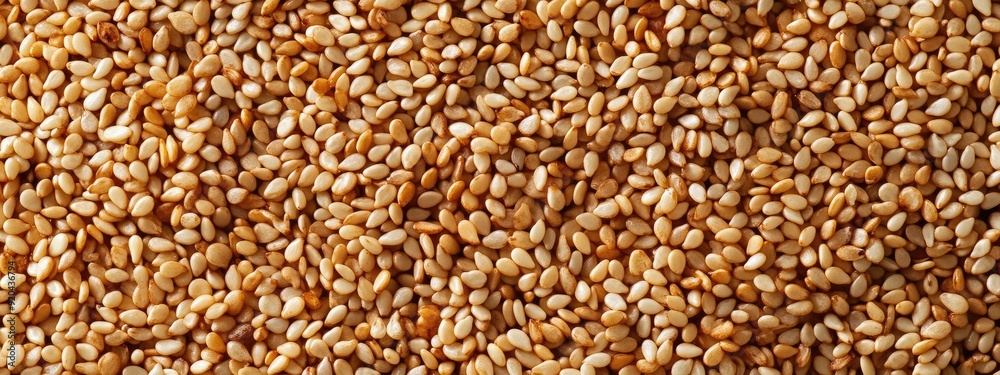 Background with a toasted sesame seeds. Background with a toasted sesame seeds.