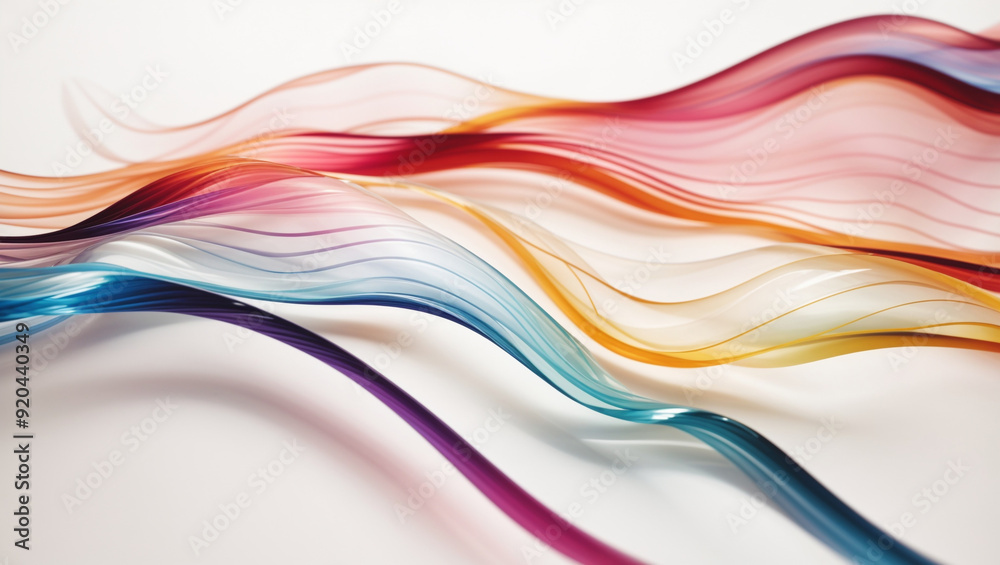 Obraz premium abstract colorful wave background