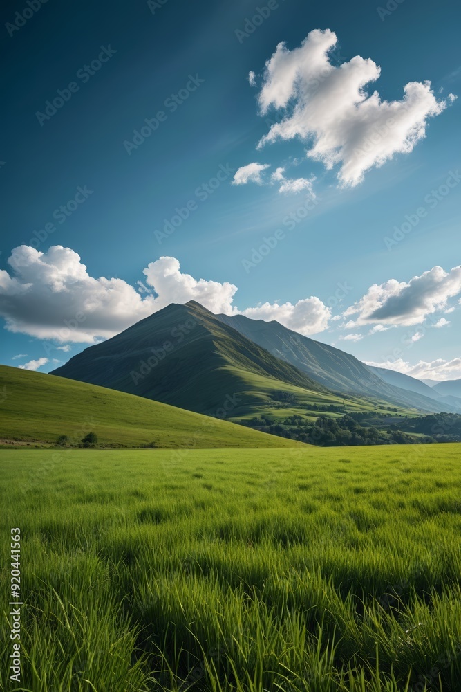 Fototapeta premium a grassy field