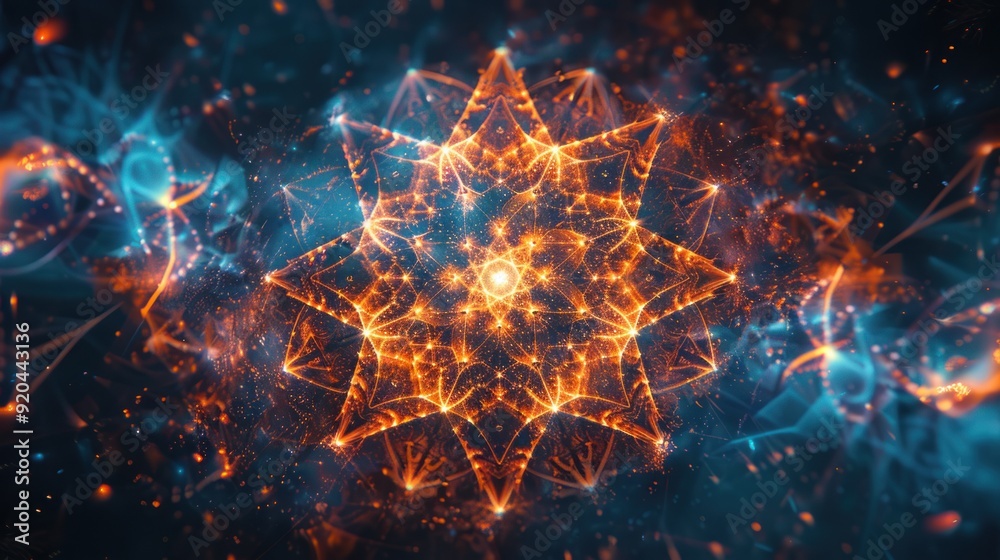 Abstract Star Mandala Abstract Star Mandala