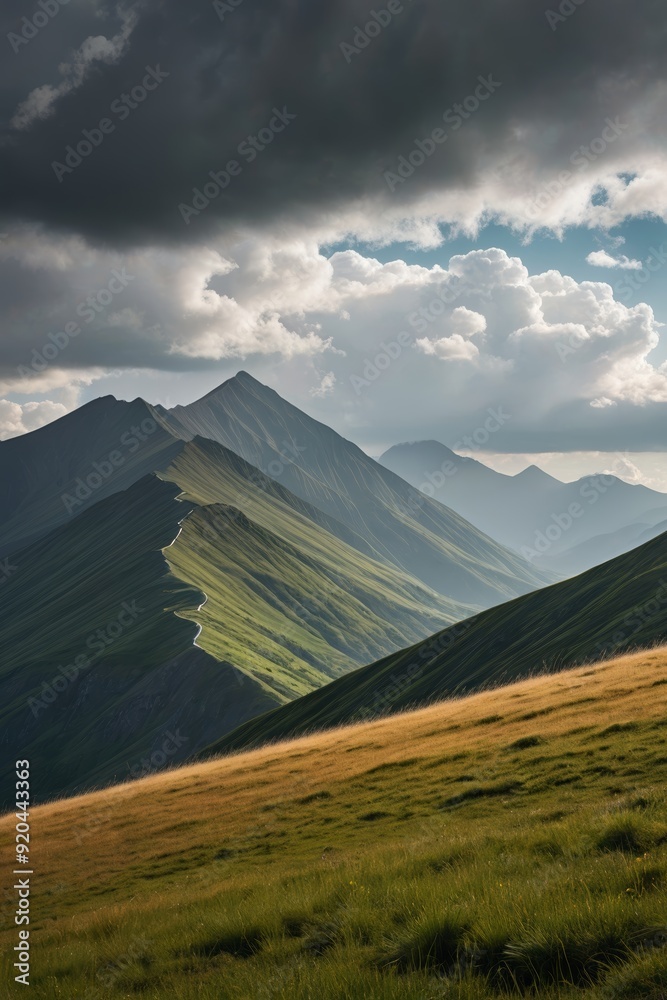 Fototapeta premium a grassy field 