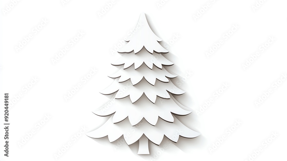 Christmas tree sticker set, simple and clean design, perfect for holiday crafts, Christmas tree sticker set, simple and clean design, perfect for holiday crafts,