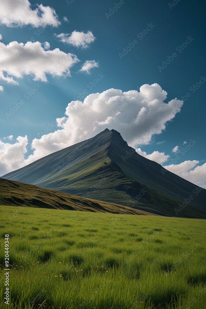 Fototapeta premium a green field