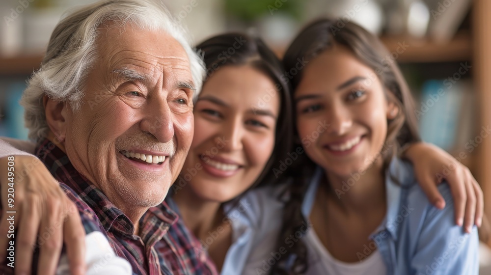 Fototapeta premium Family Time: Spending quality time with family, fundamental for nurturing relationships, creating a supportive environment, and enjoying shared experiences. 