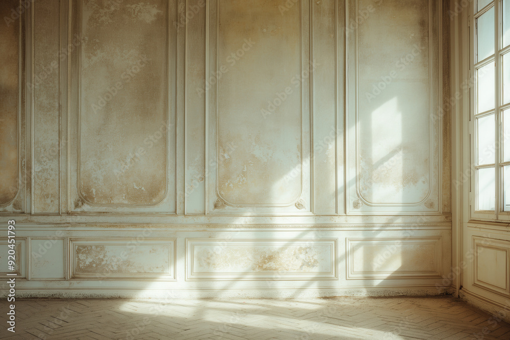 Fototapeta premium Blank interior wall