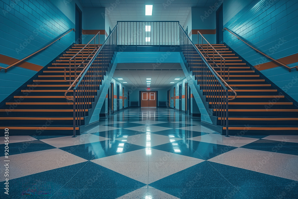 Fototapeta premium High school interior