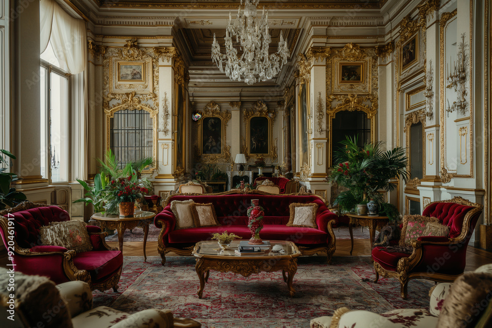 Obraz premium Old castle interior