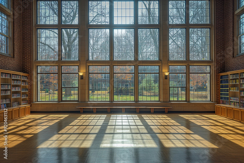 School library interior