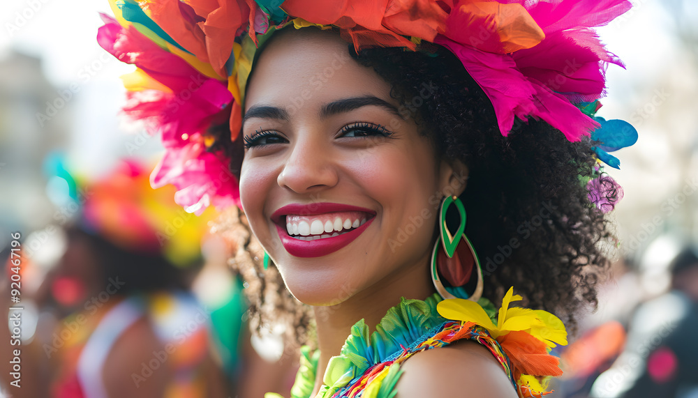 The beauty smiled and felt happy The beauty smiled and felt happy