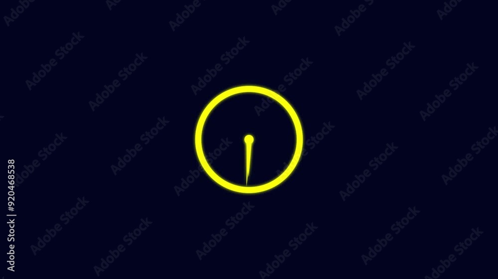 analog clock icon animation. Analog wall clock spinning animation. analog clock icon animation. Analog wall clock spinning animation.