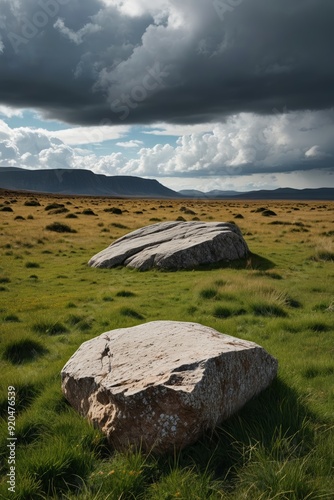 a large rock in photo