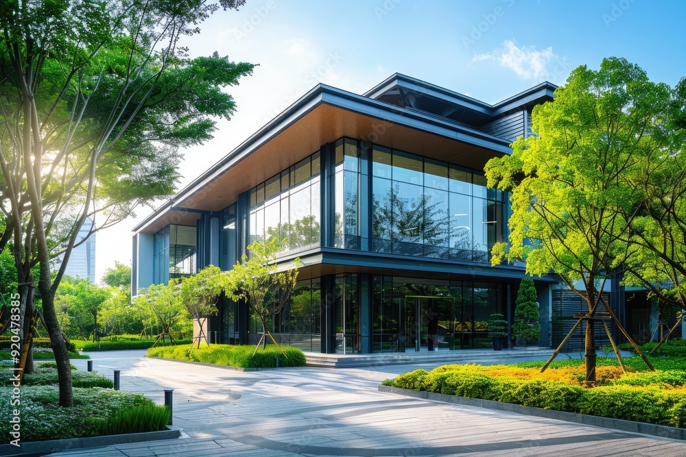 workspace corporate office building illustration modern design, architecture workplace, structure headquarters workspace corporate office building. Generated AI workspace corporate office building illustration modern design, architecture workplace, structure headquarters workspace corporate office building. Generated AI