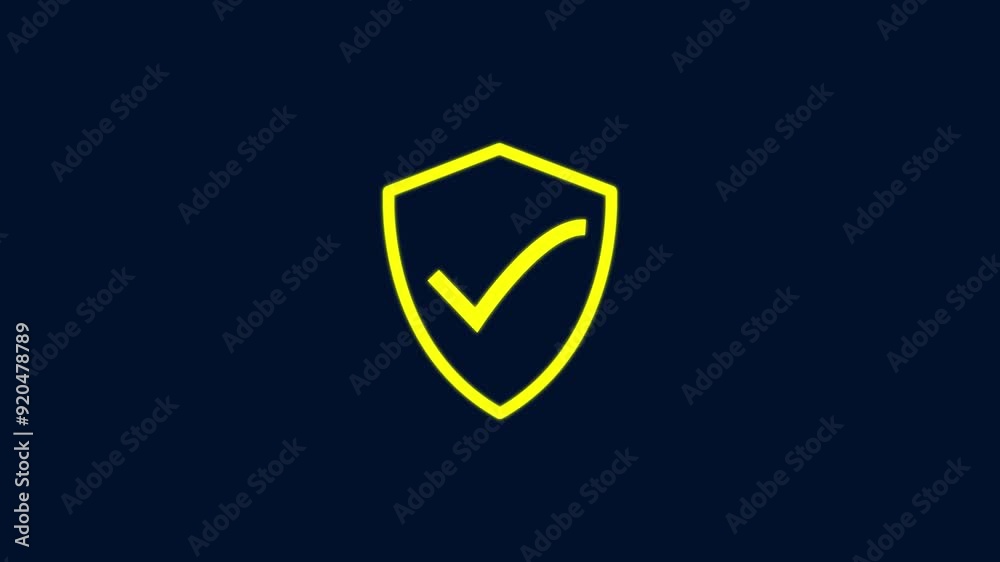 Shield with check mark icon isolated. Security check Icon or Protection symbol. Shield with check mark icon isolated. Security check Icon or Protection symbol.