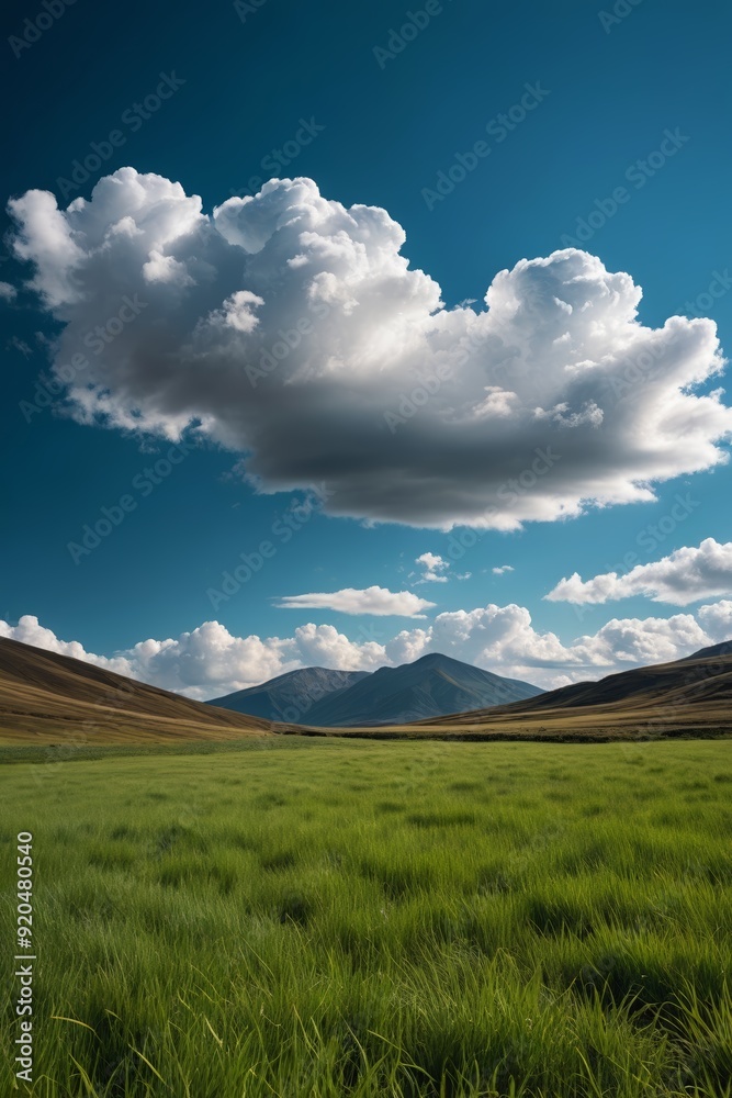 Obraz premium a field of grass
