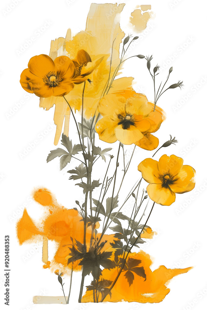 background of yellow flowers on white background yellow flowers on white background with copy space background of yellow flowers on white background yellow flowers on white background with copy space