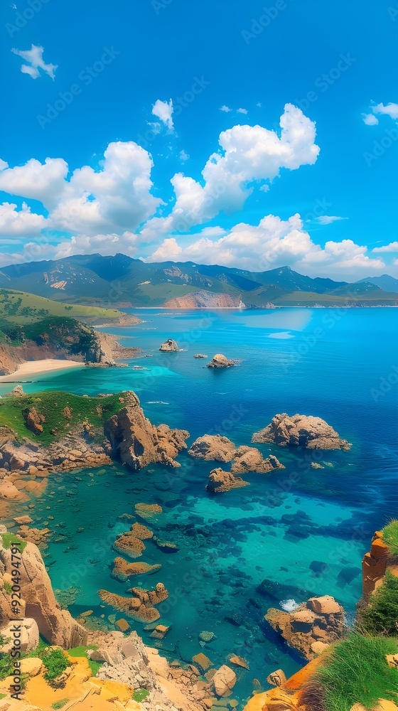 Fototapeta premium tropical island in the sea