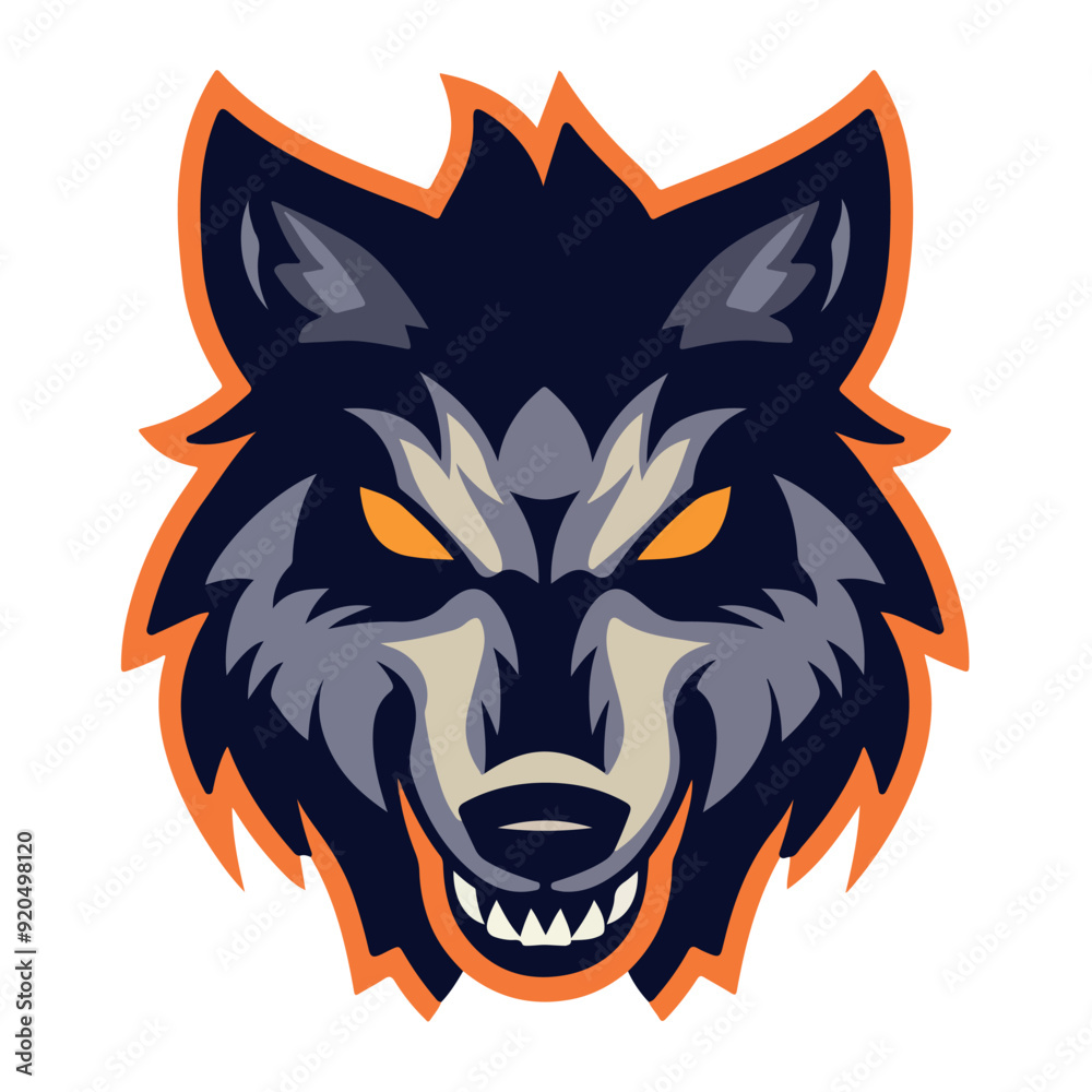 Fototapeta premium Sports mascot logo vector illustration
