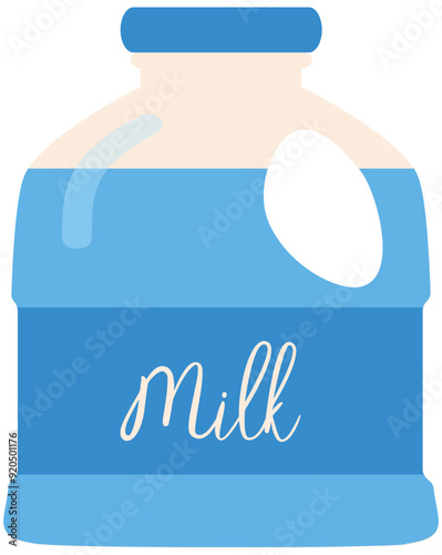 Milk icon or Milk pack icon
