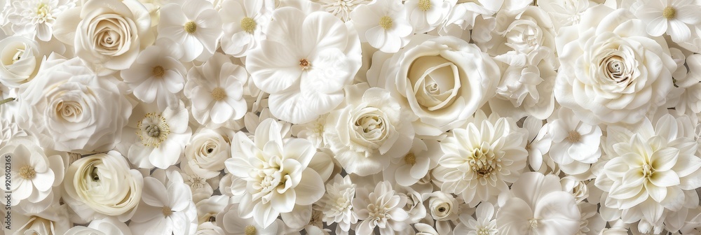 Enjoy a stunning display of pristine white flowers, ideal for weddings, events, and beautiful decor Enjoy a stunning display of pristine white flowers, ideal for weddings, events, and beautiful decor