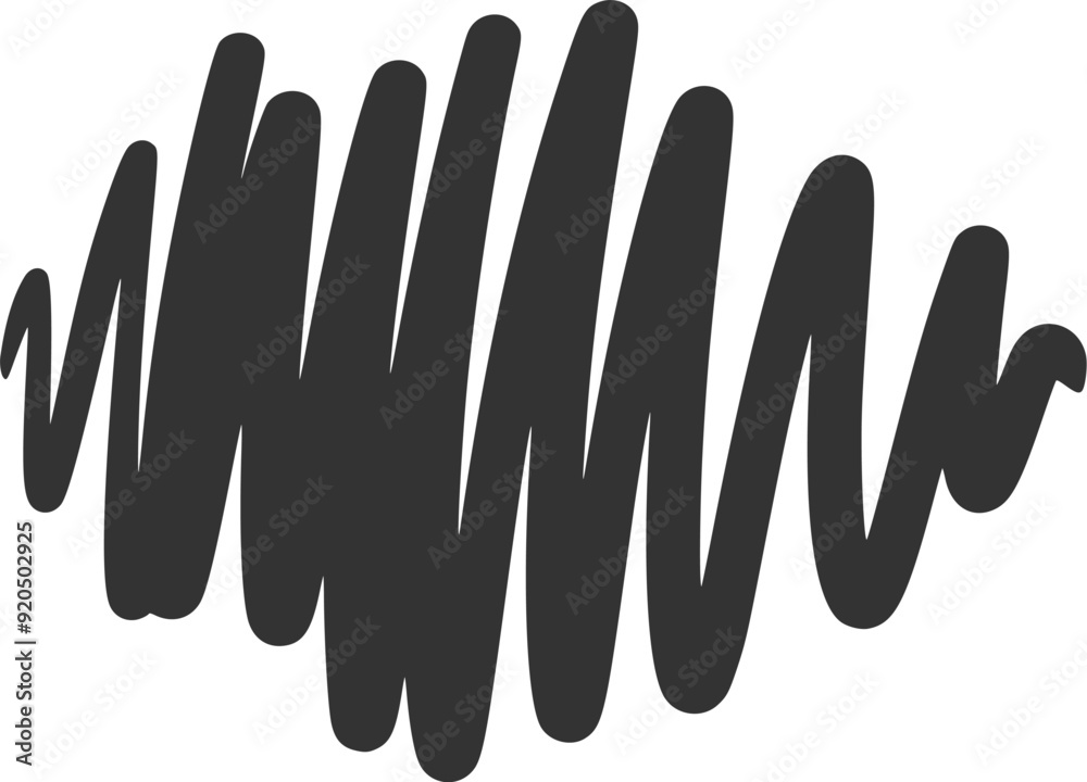 Obraz premium Creative design of scratching line