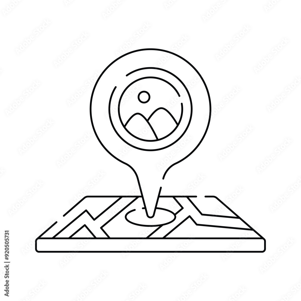 Travel and adventure, map location icon design ready for premium use Travel and adventure, map location icon design ready for premium use