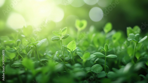 Green nature background for graphic design or wallpaper.