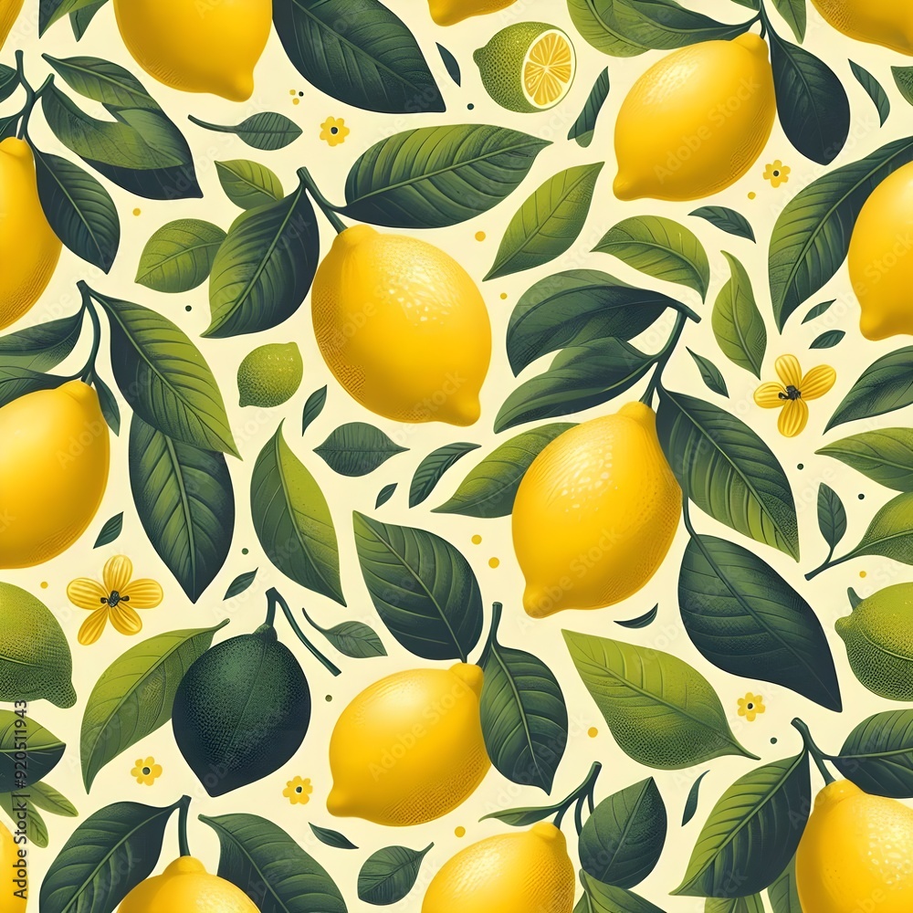 Fresh Lemon Pattern Fresh Lemon Pattern