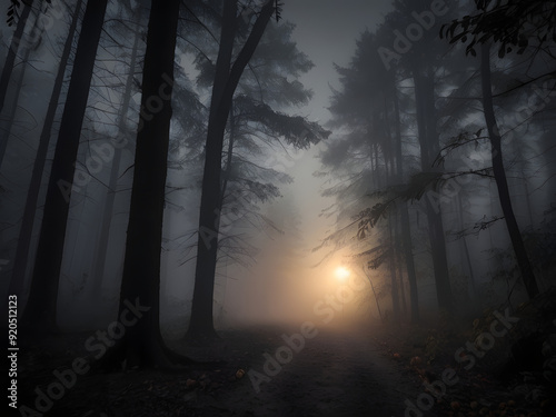 misty morning in the forest,forest in fog,morning in the forest,sunset in the forest,foggy forest in the night