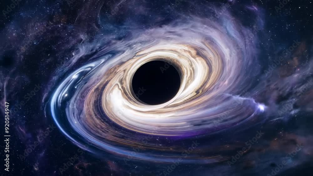 Exploring the structure and behavior of a spiral galaxy with a black hole at its core Exploring the structure and behavior of a spiral galaxy with a black hole at its core