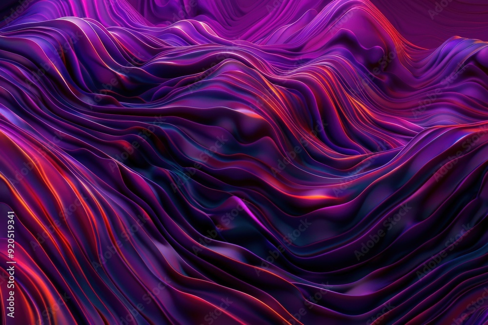 Obraz premium An abstract background with fluid marble-like patterns in contrasting tones.. Beautiful simple AI generated image