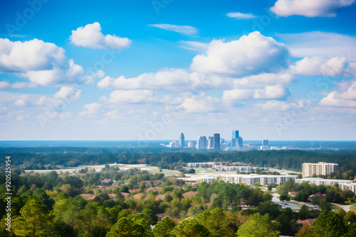 Tranquil Suburban Life with Natural Beauty in Gwinnett County, Georgia photo