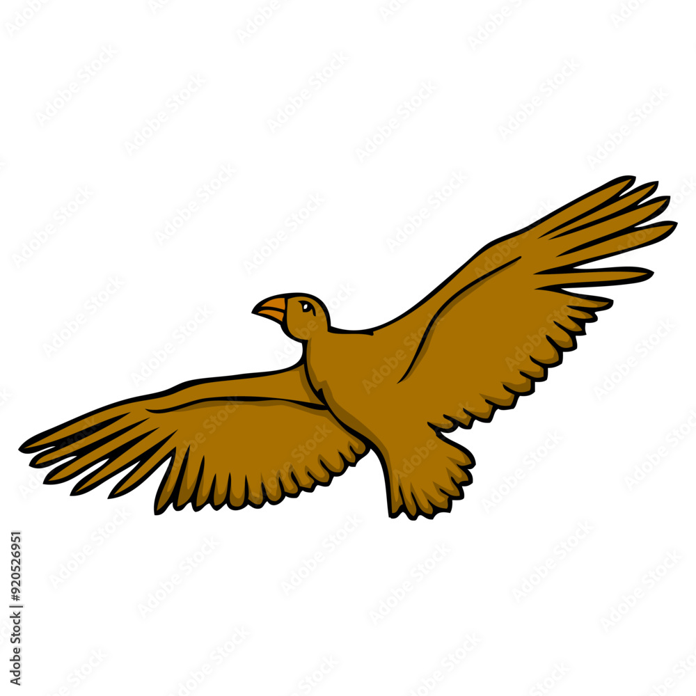 Obraz premium bird flying illustration