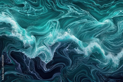 Swirls of data points dance in a mesmerizing visual art, showcasing the beauty of big data analytics - AI Generative.. Beautiful simple AI generated image in 4K, unique.