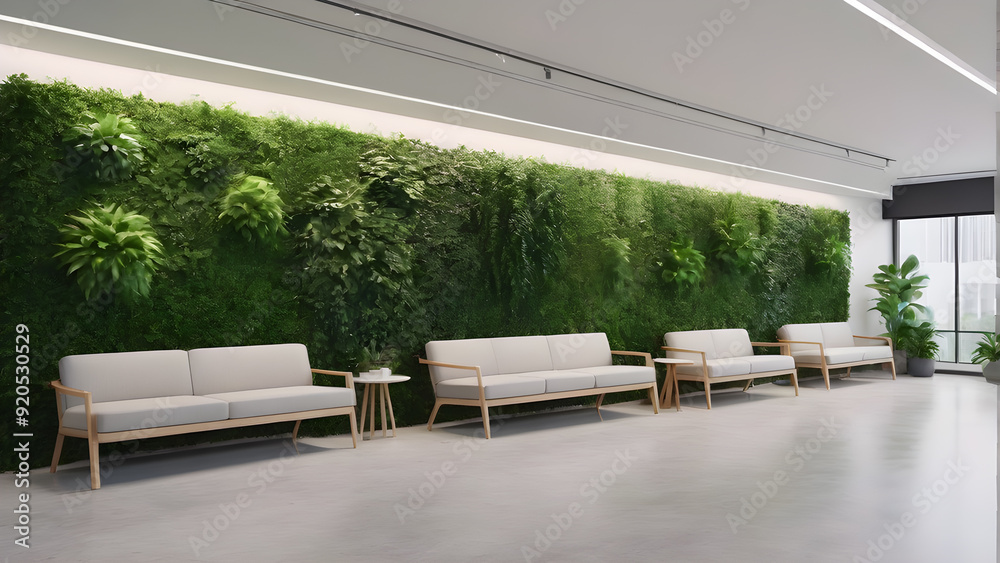 Interior of modern living room with green walls, concrete floor, Interior of modern living room with green walls, concrete floor,