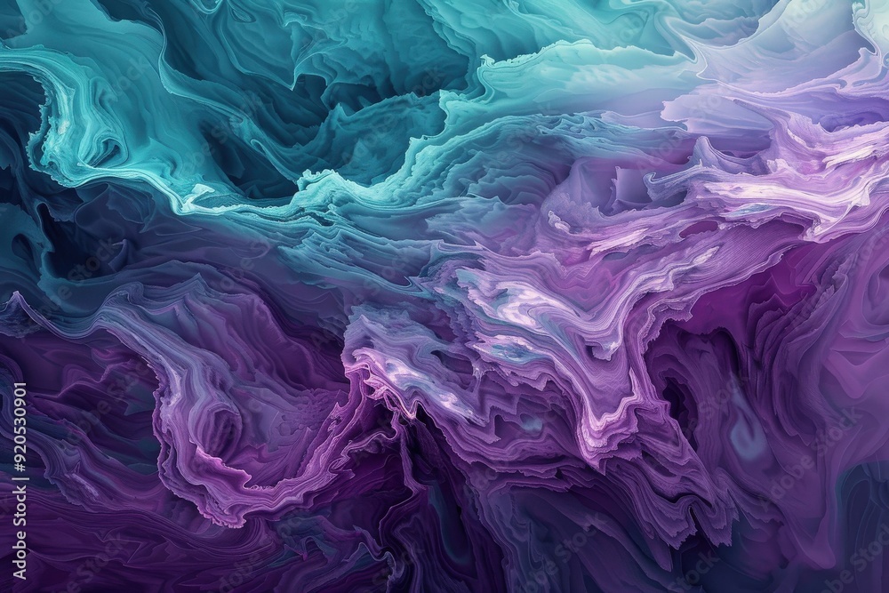 Fototapeta premium Close-up of purple bubbles. AI.. Beautiful simple AI generated image in 4K, unique.