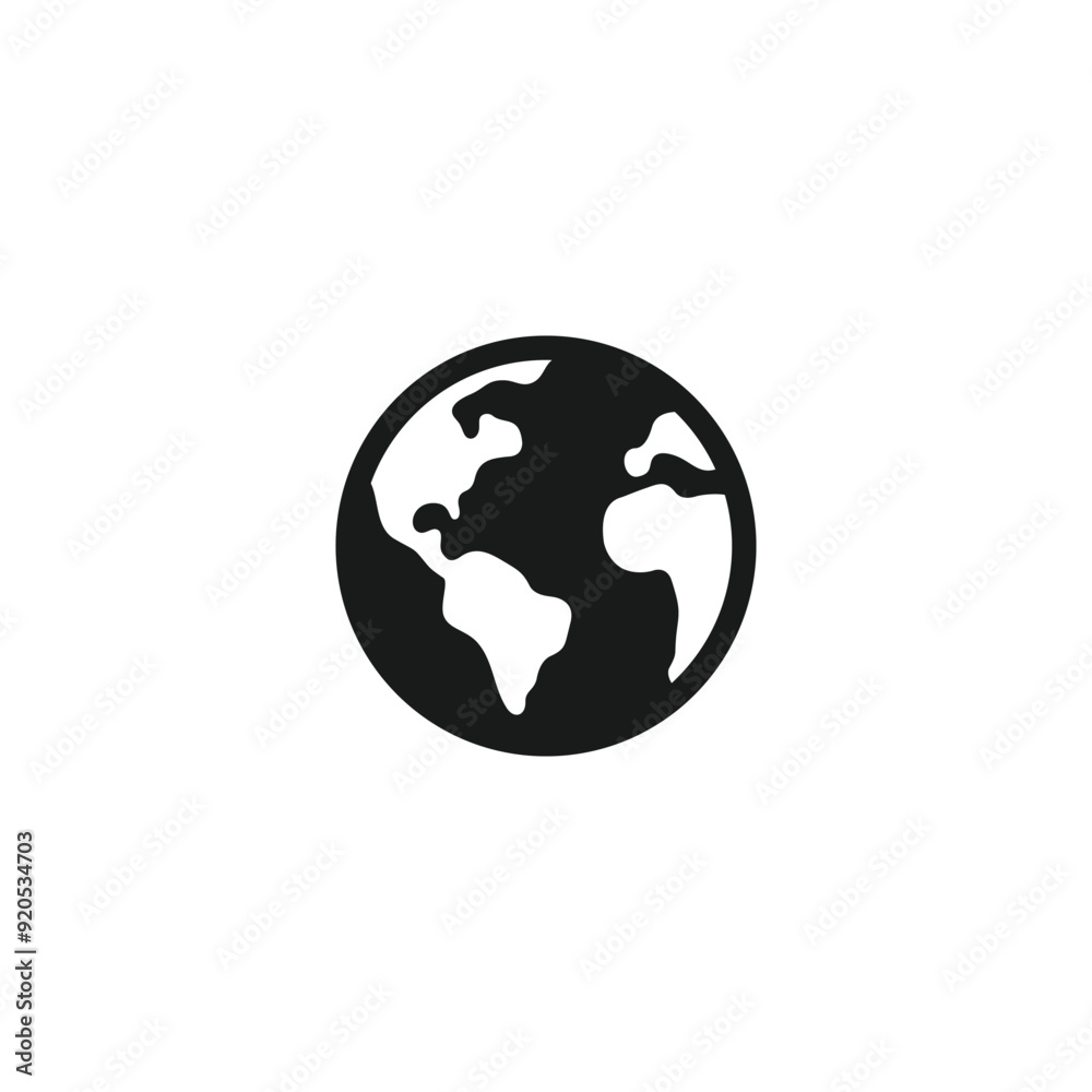 Globe world icon symbol vector illustration Globe world icon symbol vector illustration