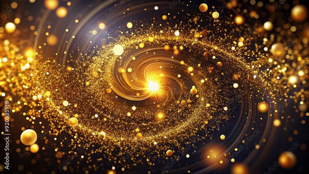Vibrant golden particles and sprinkles swirl against a dark background, evoking a luxurious and festive atmosphere perfect for holiday celebrations, ads, gifts, and web design. Vibrant golden particles and sprinkles swirl against a dark background, evoking a luxurious and festive atmosphere perfect for holiday celebrations, ads, gifts, and web design.
