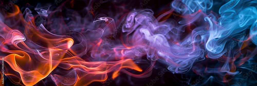 A vibrant swirl of colorful smoke, which is perfect for various artistic and creative projects and endeavors A vibrant swirl of colorful smoke, which is perfect for various artistic and creative projects and endeavors