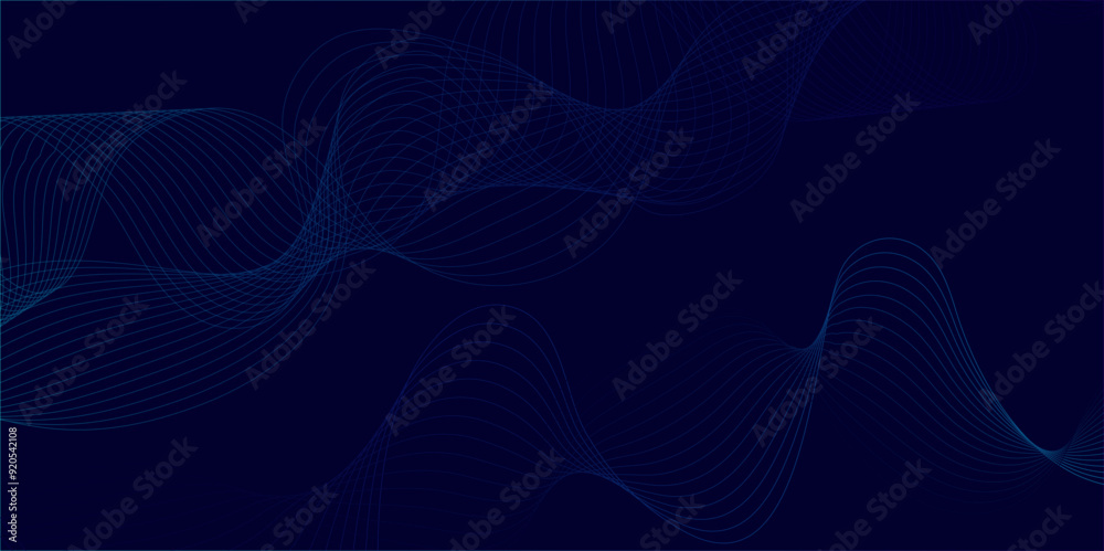 blue background with flowing wave lines. Futuristic technology concept. Vector illustration .Abstract digital particle wave. Futuristic dotted wave. Illustration suitable for textile and wallpaper
blue background with flowing wave lines. Futuristic technology concept. Vector illustration .Abstract digital particle wave. Futuristic dotted wave. Illustration suitable for textile and wallpaper