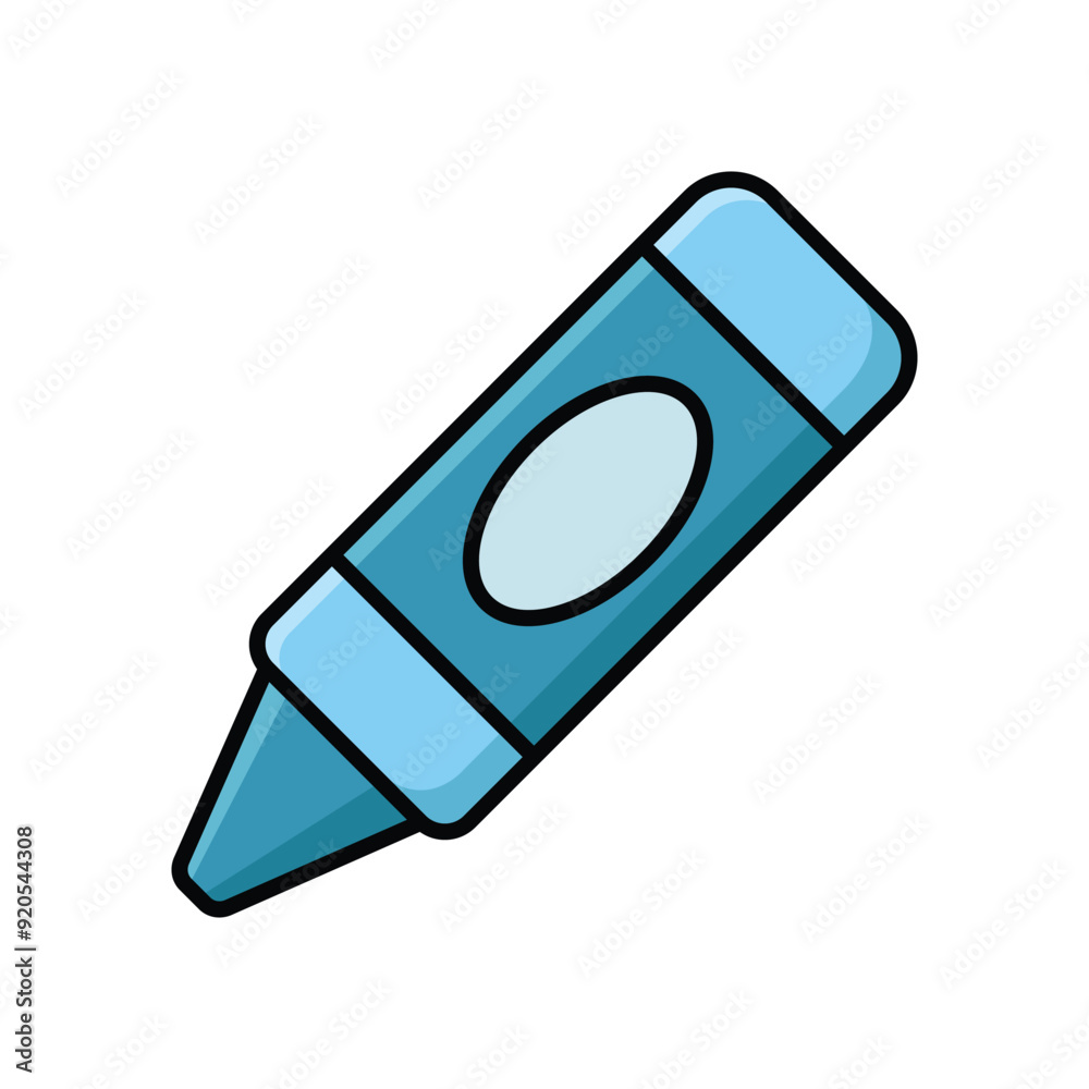 crayon icon vector design template simple and clean crayon icon vector design template simple and clean