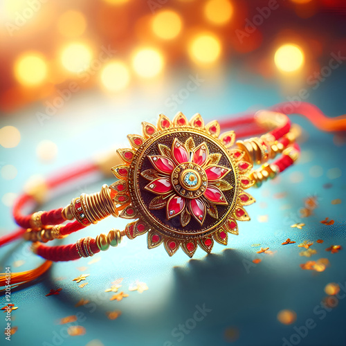 Indian festival of brother and sister bonding celebration. Rakhi Festival Background Design