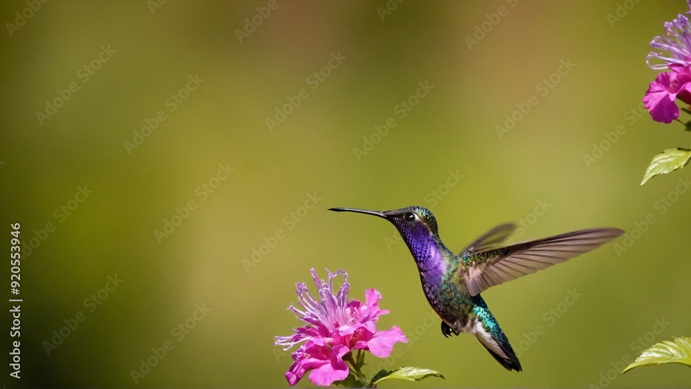 Fototapeta premium hummingbird in flight