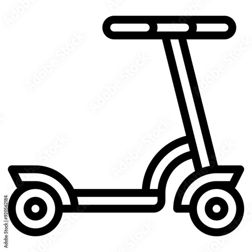 e-scooters outline icon