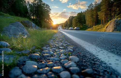 road through the mountains