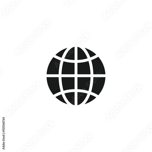 Globe world icon symbol vector illustration